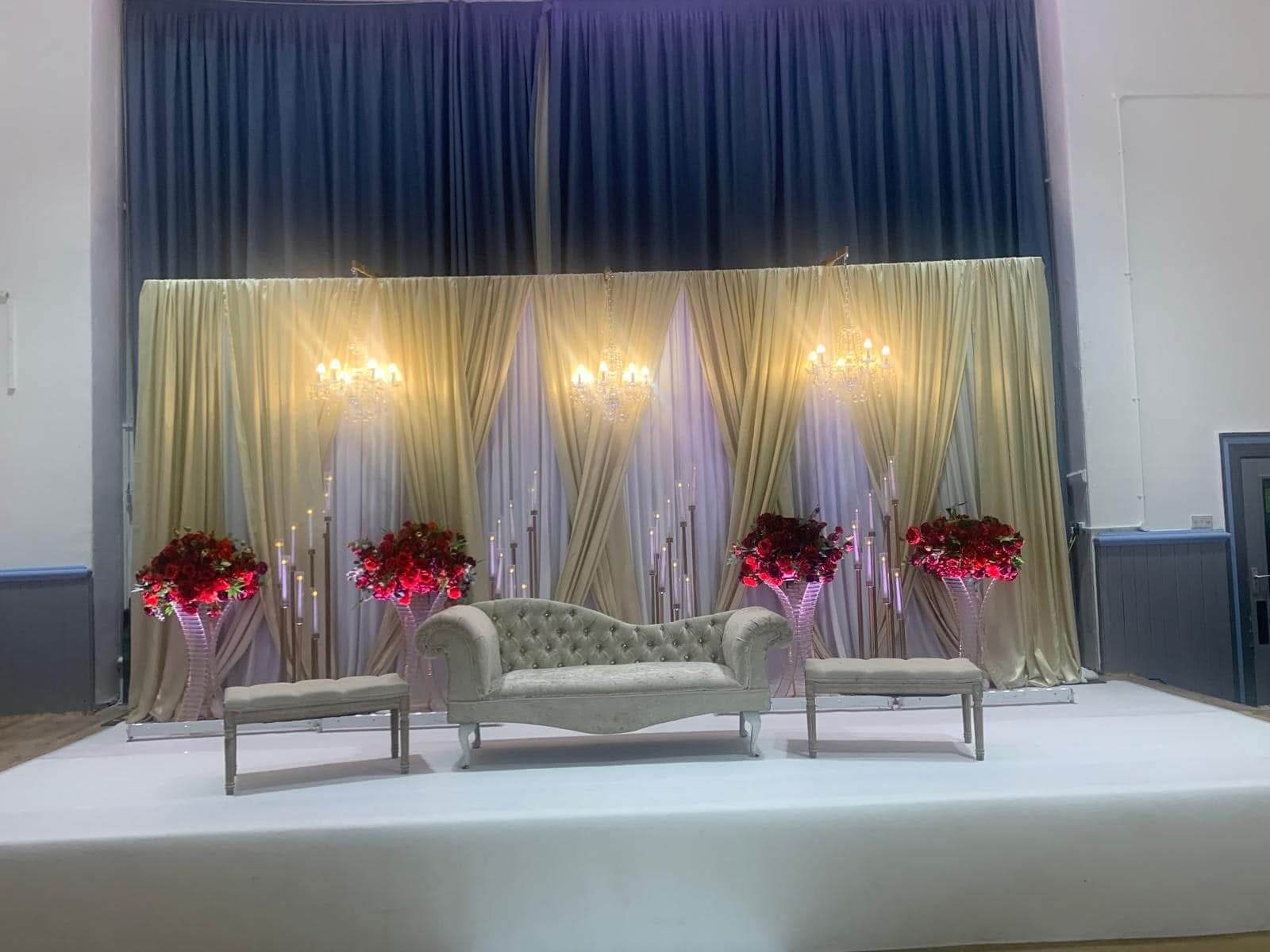 The main hall stage at Israac Centre