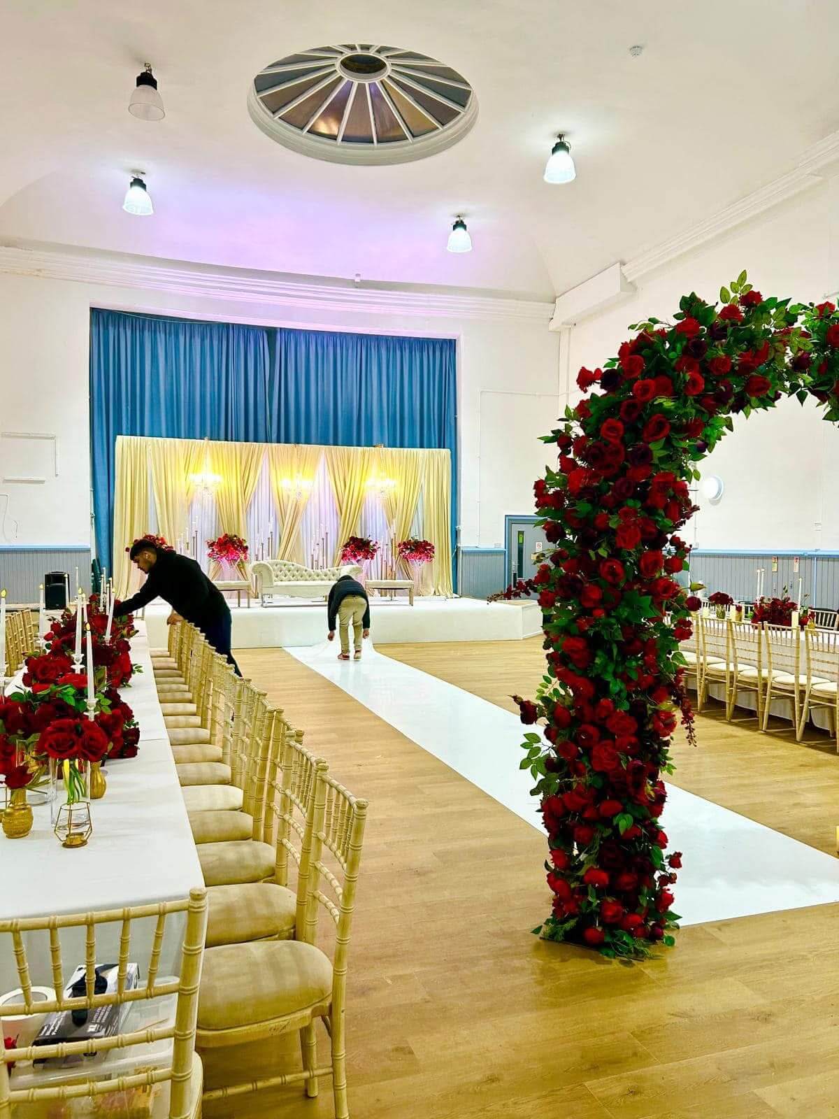 A room at Israac Centre set up for an event