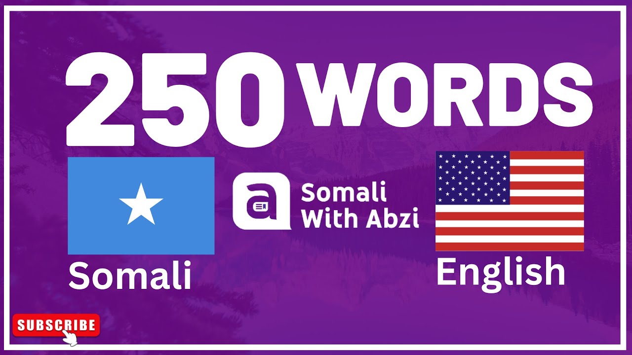 Everyday Somali Words